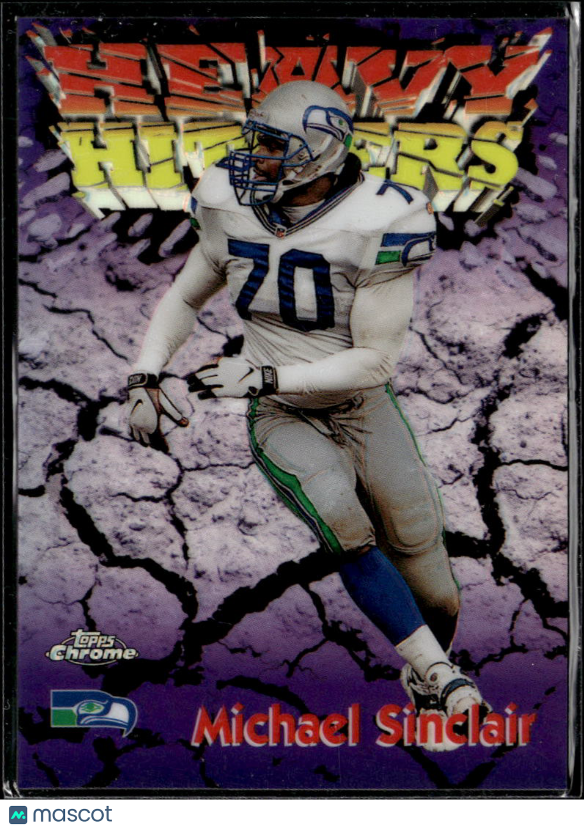 Michael Sinclair 1998 Topps Chrome Heavy Hitters Refractor Seattle Seahawks