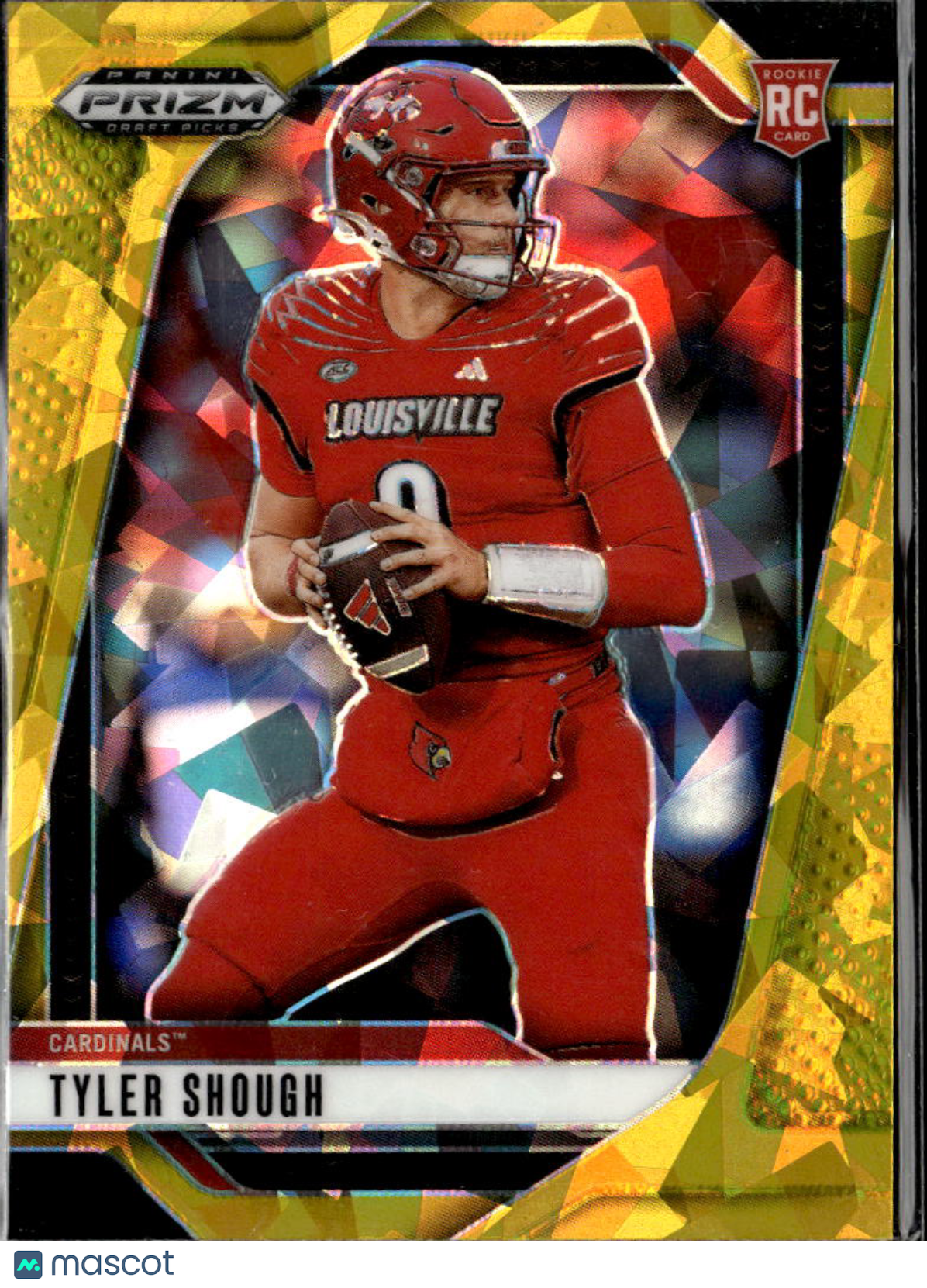 Tyler Shough 2025 Prizm Draft Picks RC Rookie Gold Ice Louisville Saints