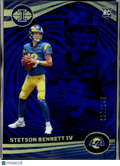 Stetson Bennett IV 2023 Illusions RC Blue Rookie 17/149 Los Angeles Rams