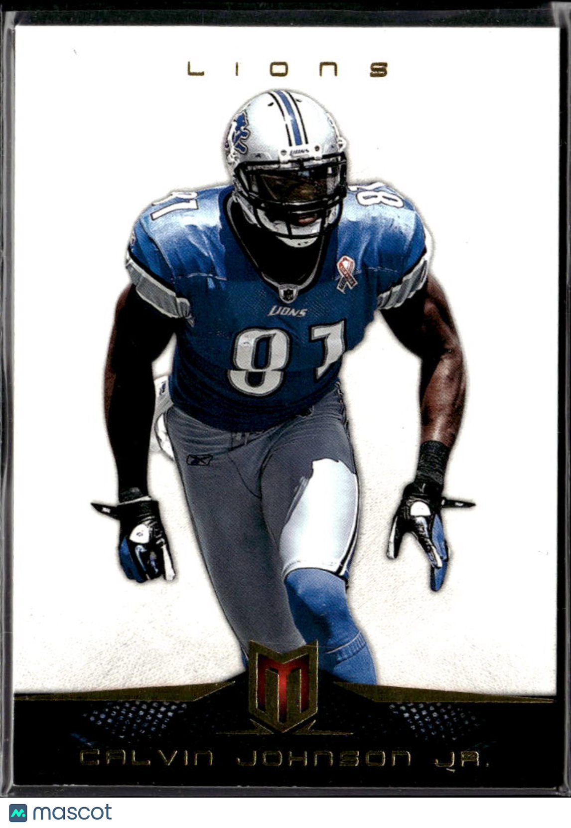 Calvin Johnson Jr. 2012 Momentum Gold 29/99 Detroit Lions