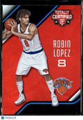 Robin Lopez 2015 Totally Certified Red 7/149 New York Knicks