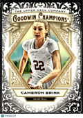 Cameron Brink 2025 Upper Deck Goodwin Champions Glossy Black Rookie RC Sparks