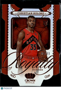Christian Koloko 2023 Crown Royale Rookie Royalty 81/99 Toronto Raptors