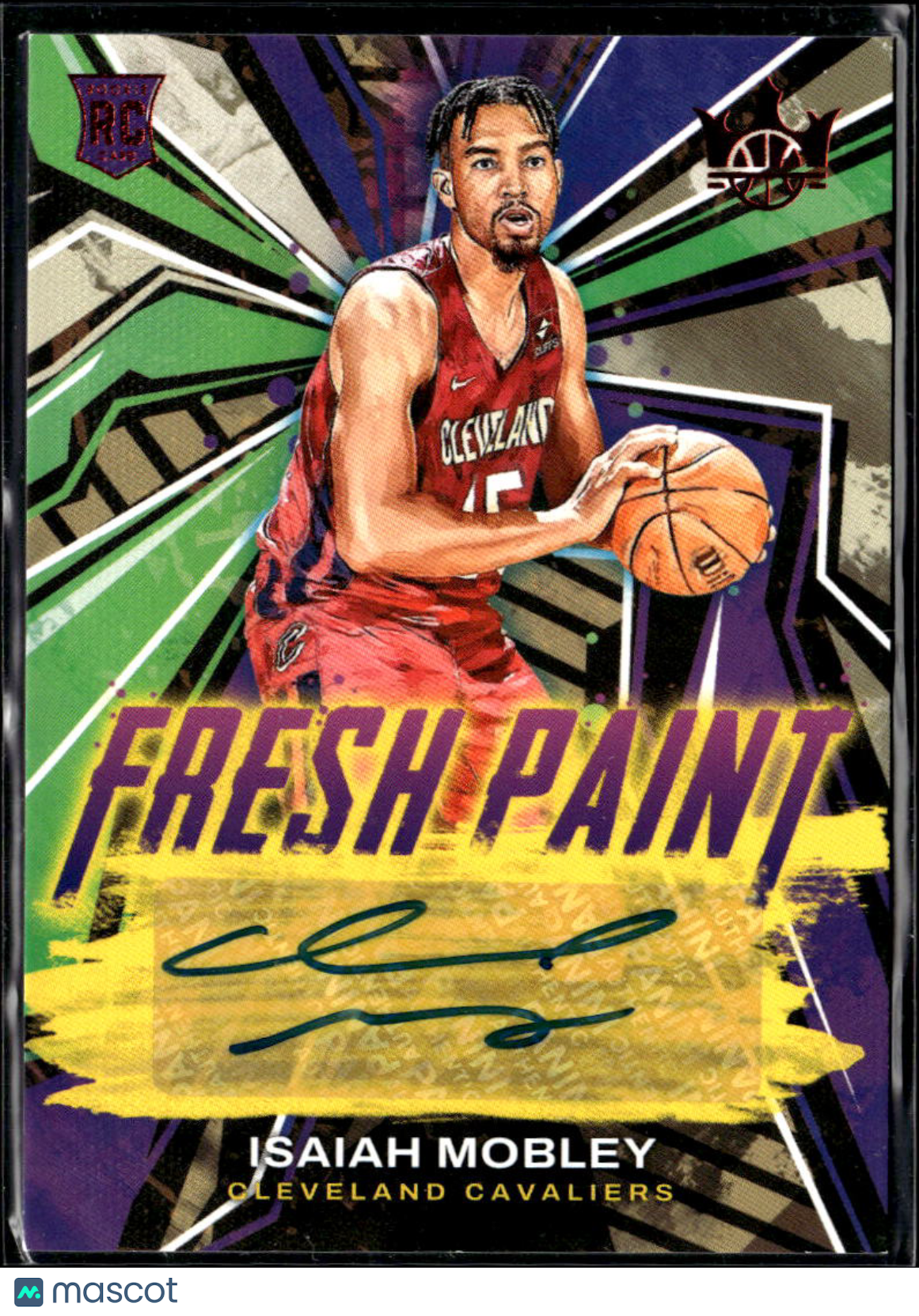 Isaiah Mobley 2023 Court Kings Auto Autograph RC 94/99 Cleveland Cavaliers