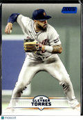 Gleyber Torres 2025 Topps Stadium Club Blue Foil SSP Detroit Tigers