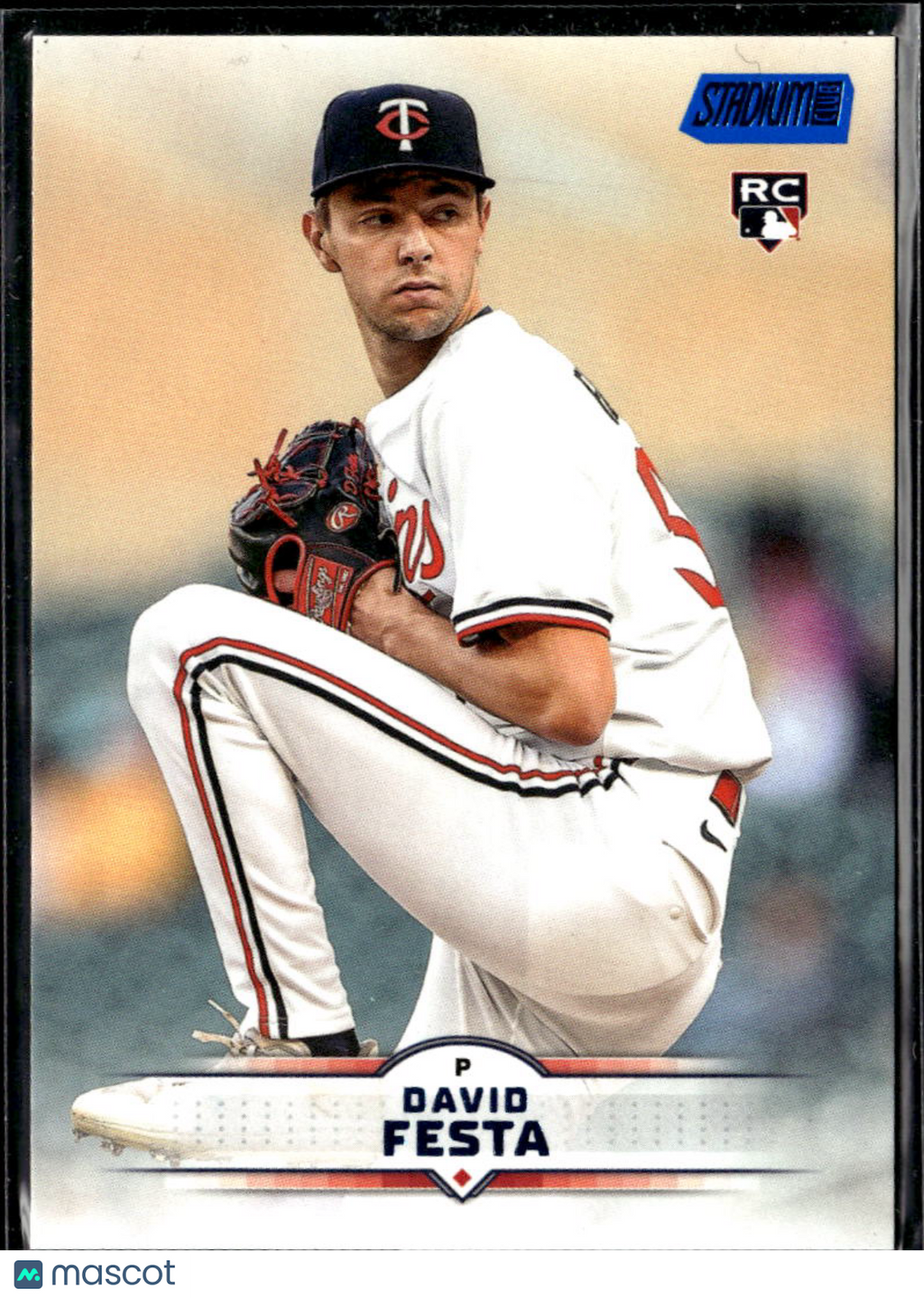 David Festa 2025 Topps Stadium Club Blue Foil SSP RC Minnesota Twins
