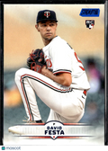 David Festa 2025 Topps Stadium Club Blue Foil SSP RC Minnesota Twins