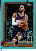 Tyus Jones 2025 Topps Chrome Aqua Refractor 28/199 Phoenix Suns