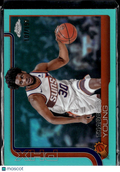 Thaddeus Young 2025 Topps Chrome Aqua Refractor 107/199 Phoenix Suns