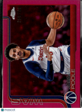 Jordan Poole 2025 Topps Chrome Pink Refractor 284/399 Washington Wizards