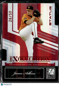 James Adkins 2007 Donruss Elite Extra Edition Status /50 Tennessee Volunteers