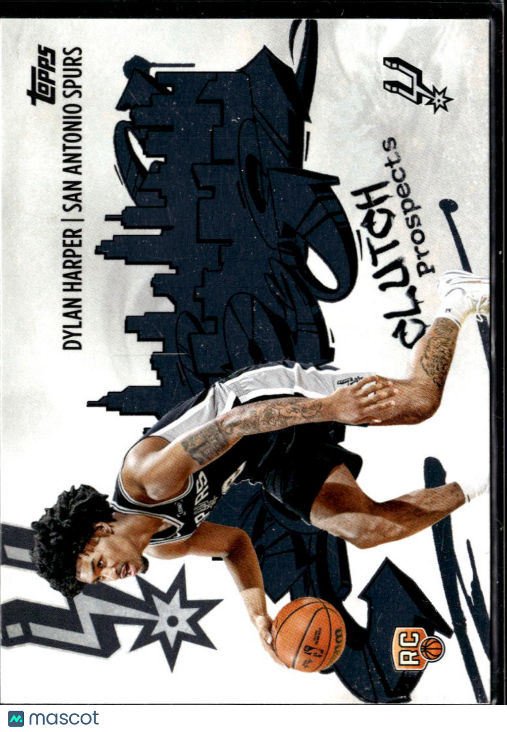 Dylan Harper 2025 Topps Clutch Prospects Rookie RC San Antonio Spurs