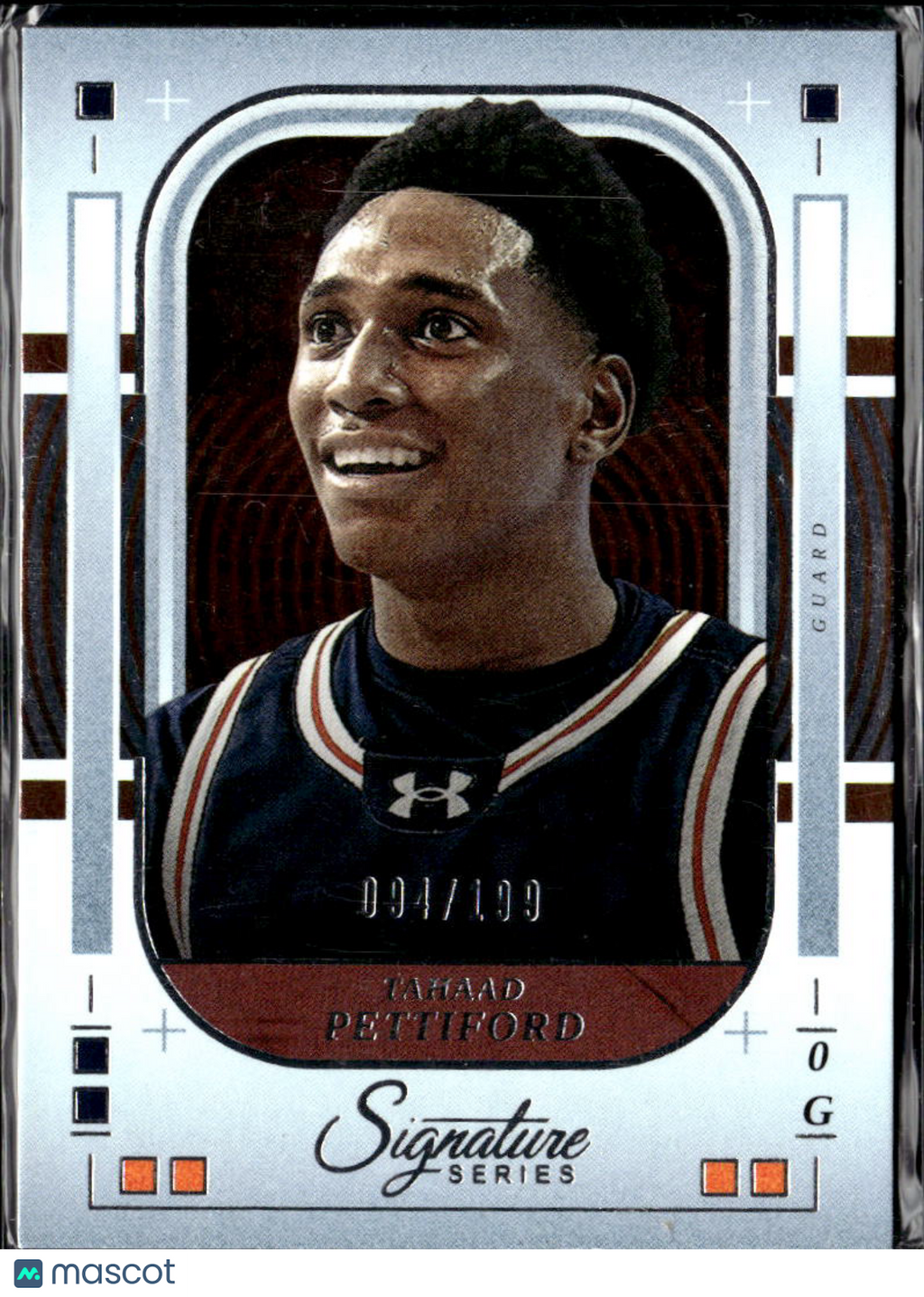 Tahaad Pettiford 2025 Panini Signature Series Rookie RC 94/199 Auburn
