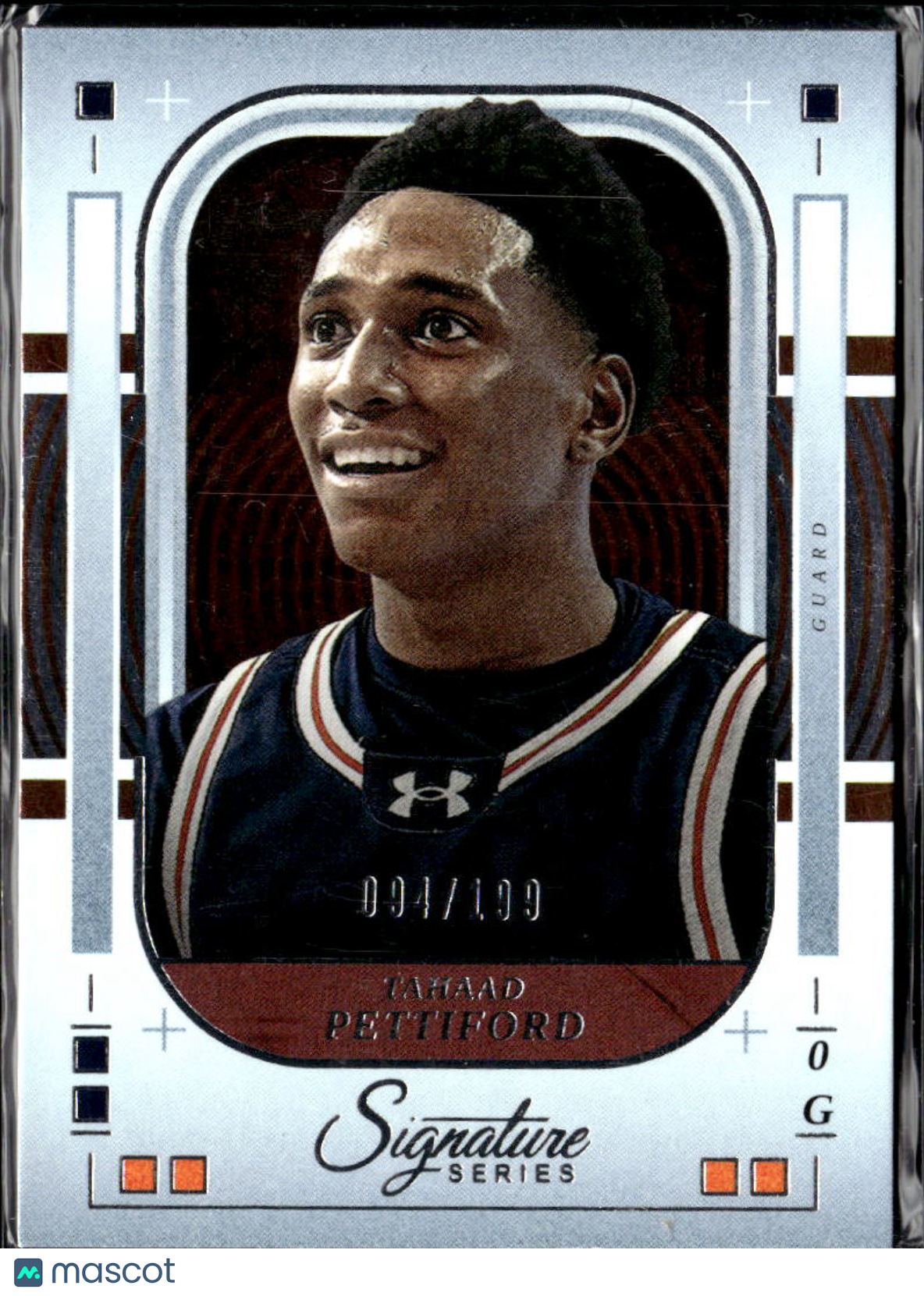Tahaad Pettiford 2025 Panini Signature Series Rookie RC 94/199 Auburn
