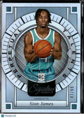 Sion James 2025 Signature Series Rookie RC Talents /99 Charlotte Hornets