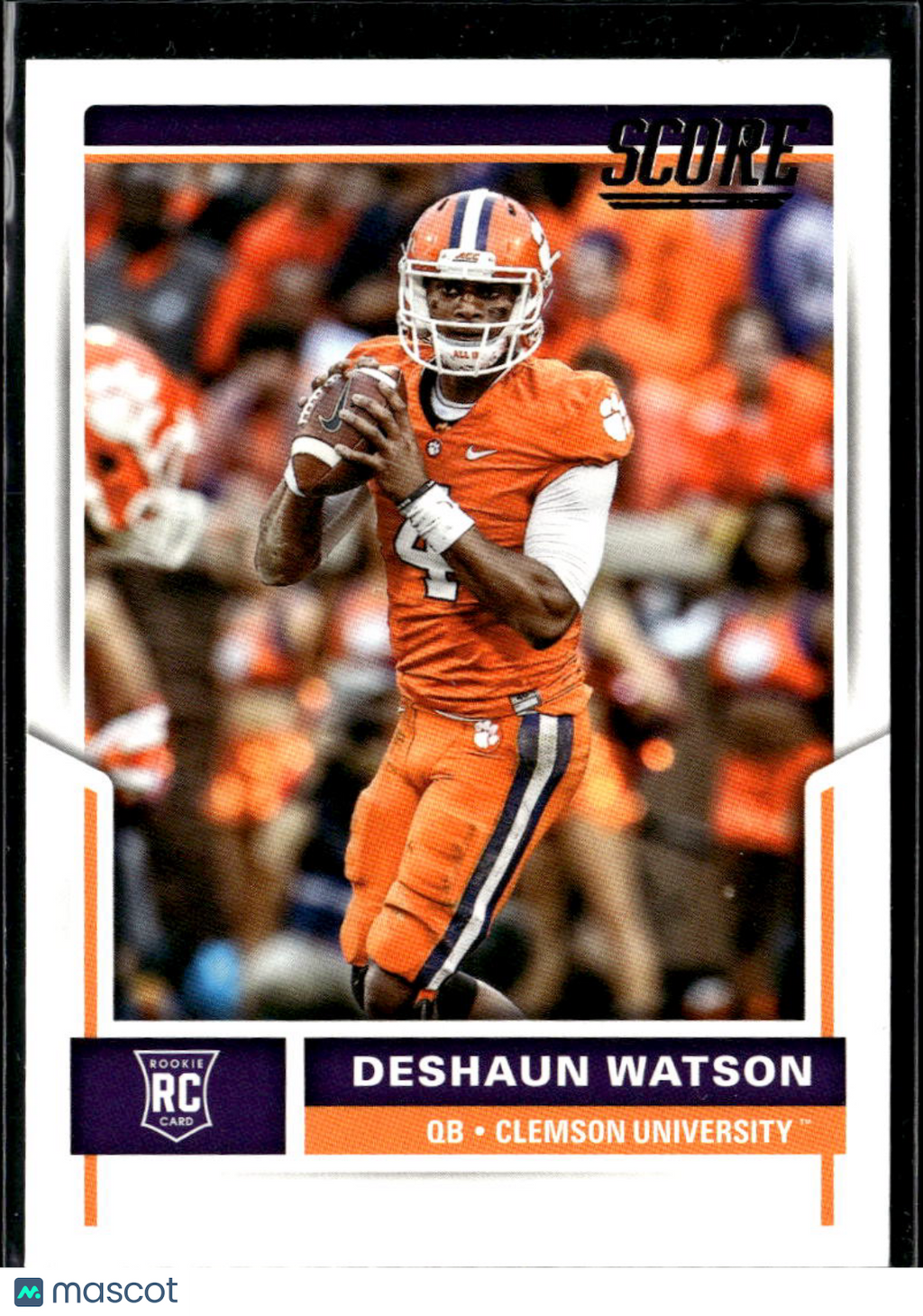 Deshaun Watson 2017 Score Rookie RC Clemson Tigers