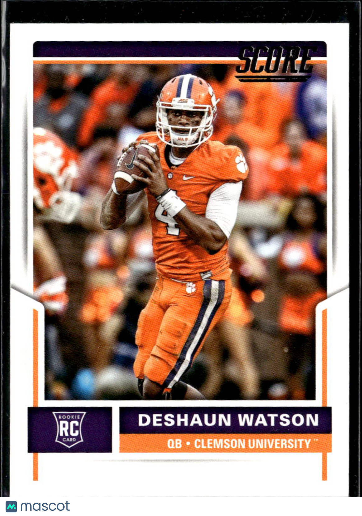 Deshaun Watson 2017 Score Rookie RC Clemson Tigers