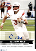 Clayton Tune 2022 Leaf Pro Set RC Auto Autograph Rookie Arizona Cardinals