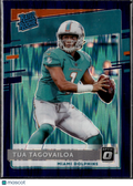 Tua Tagovailoa 2020 Optic Rated Rookie Purple Scope Miami Dolphins