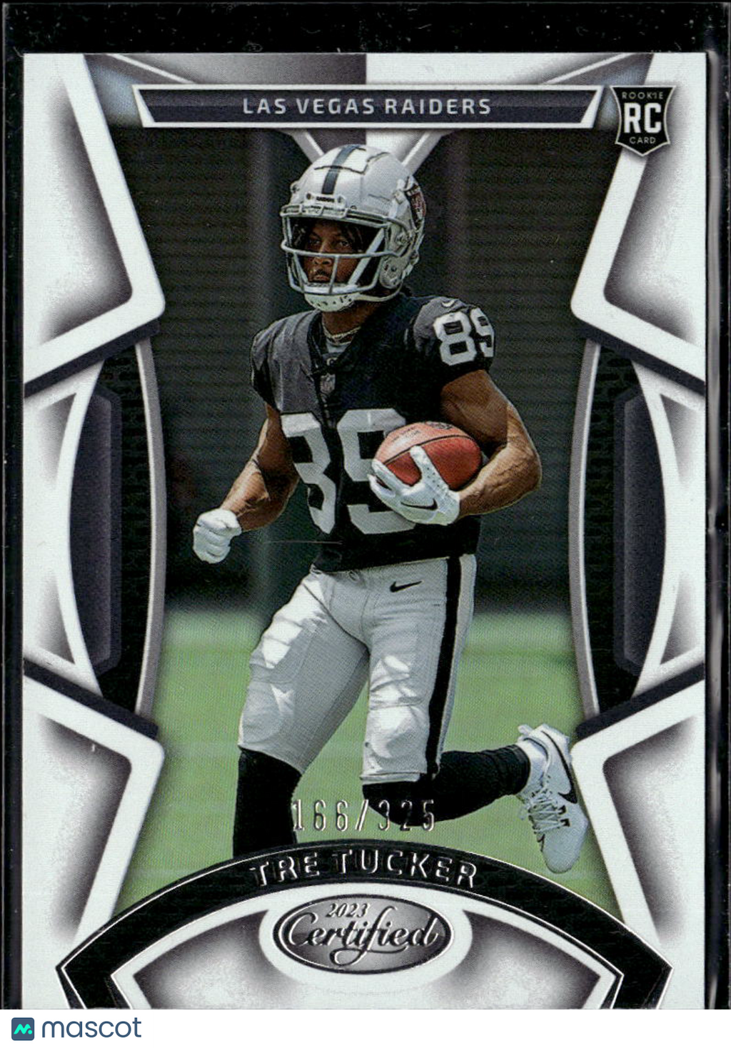 Tre Tucker 2023 Certified Mirror Silver Rookie RC 166/325 Las Vegas Raiders