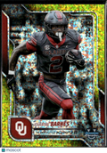 Jovantae Barnes 2025 Bowman Chrome Yellow Diamond /350 Oklahoma Sooners