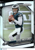 Kyle McCord 2025 Panini Prizm Silver Prizm Rookie RC Philadelphia Eagles