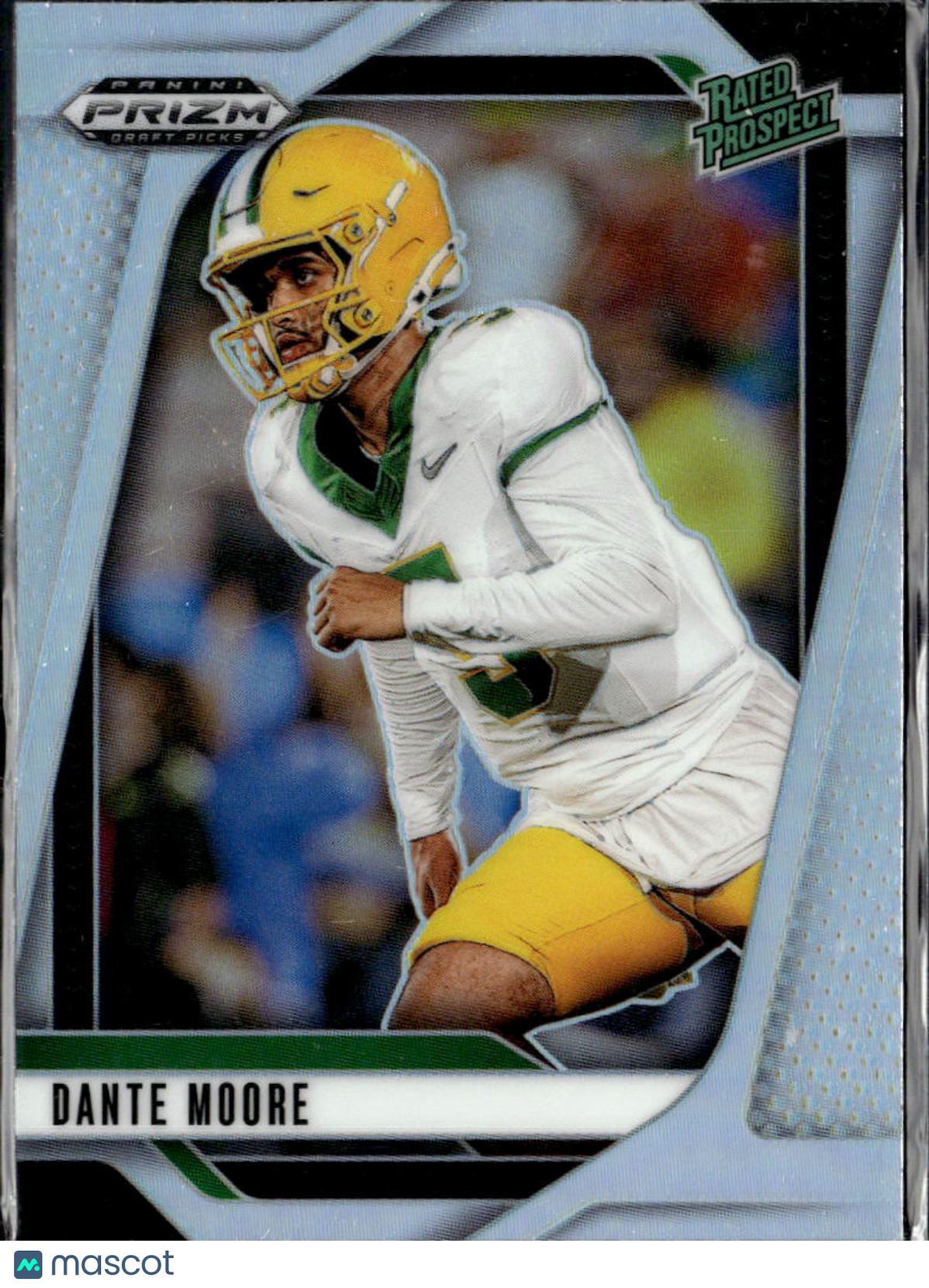 Dante Moore 2025 Panini Prizm Draft Picks Silver Prizm Rookie RC Oregon Ducks