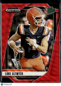 Luke Altmyer 2025 Panini Prizm Draft Picks Red Wave Prizm Rookie RC Lions