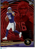 Jaren Hall 2024 Illusions Red Rookie RC 44/175 Minnesota Vikings