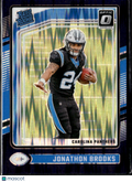 Jonathon Brooks 2024 Optic Rated Rookie RC Purple Shock Carolina Panthers