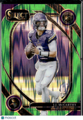 J.J. McCarthy 2024 Select Green Prizm Rookie 302/499 Minnesota Vikings