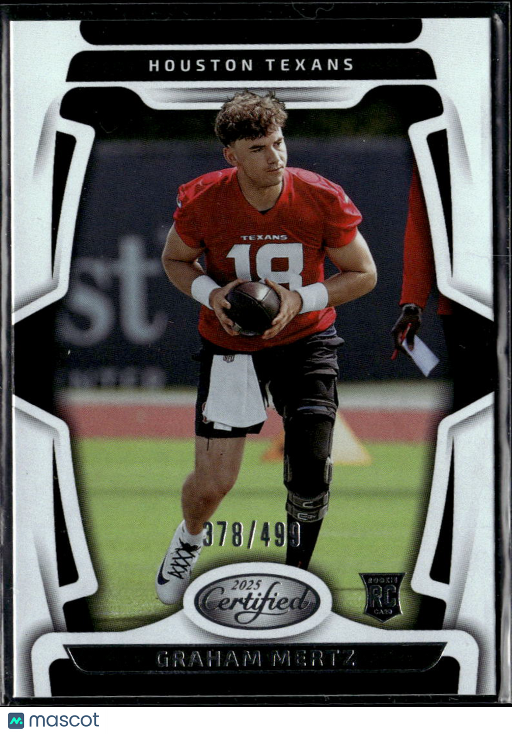 Graham Mertz 2025 Certified RC Rookie 378/499 Houston Texans