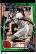 De'Zhaun Stribling 2025 Bowman Chrome 1st Green Refractor /99 Ole Miss Rebels
