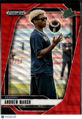 Andrew Marsh 2025 Prizm Draft Picks Red Wave Rookie Michigan Wolverines