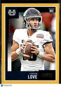 Jordan Love 2020 Score GOLD Rookie RC Utah State Packers
