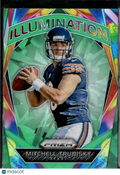 Mitchell Trubisky 2017 Prizm Illumination Green Prizm Rookie RC Chicago Bears