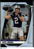 Avery Johnson 2025 Prizm Draft Silver Prizm Rookie RC Kansas State Wildcats