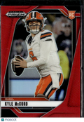 Kyle McCord 2025 Prizm Draft Picks RC Red Prizm /399 Syracuse Eagles