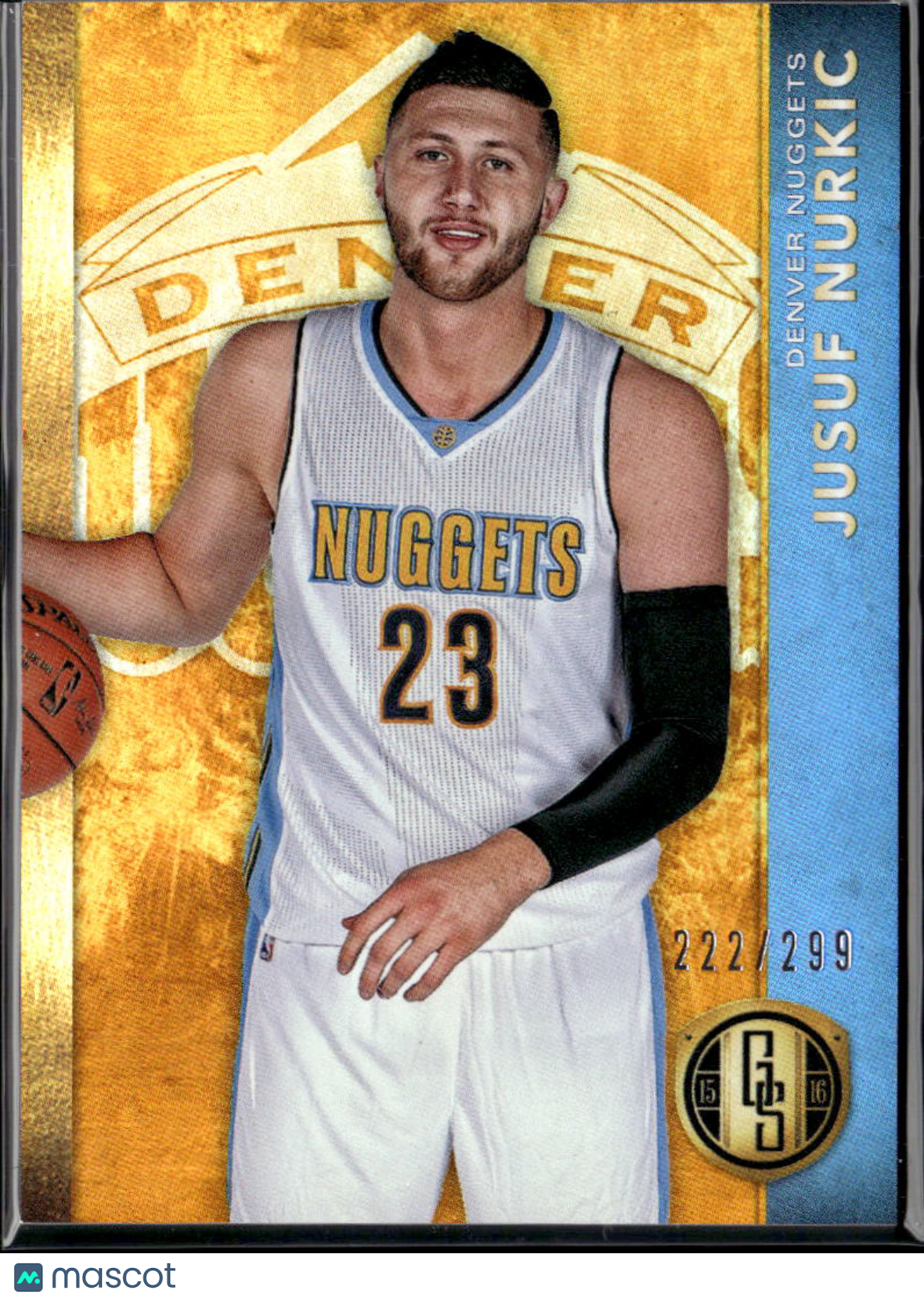 Jusuf Nurkic 2015-16 Gold Standard 222/299 Denver Nuggets