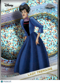 Lady Tremaine 2025 Topps Chrome Disney Mini Diamond Refractor #77