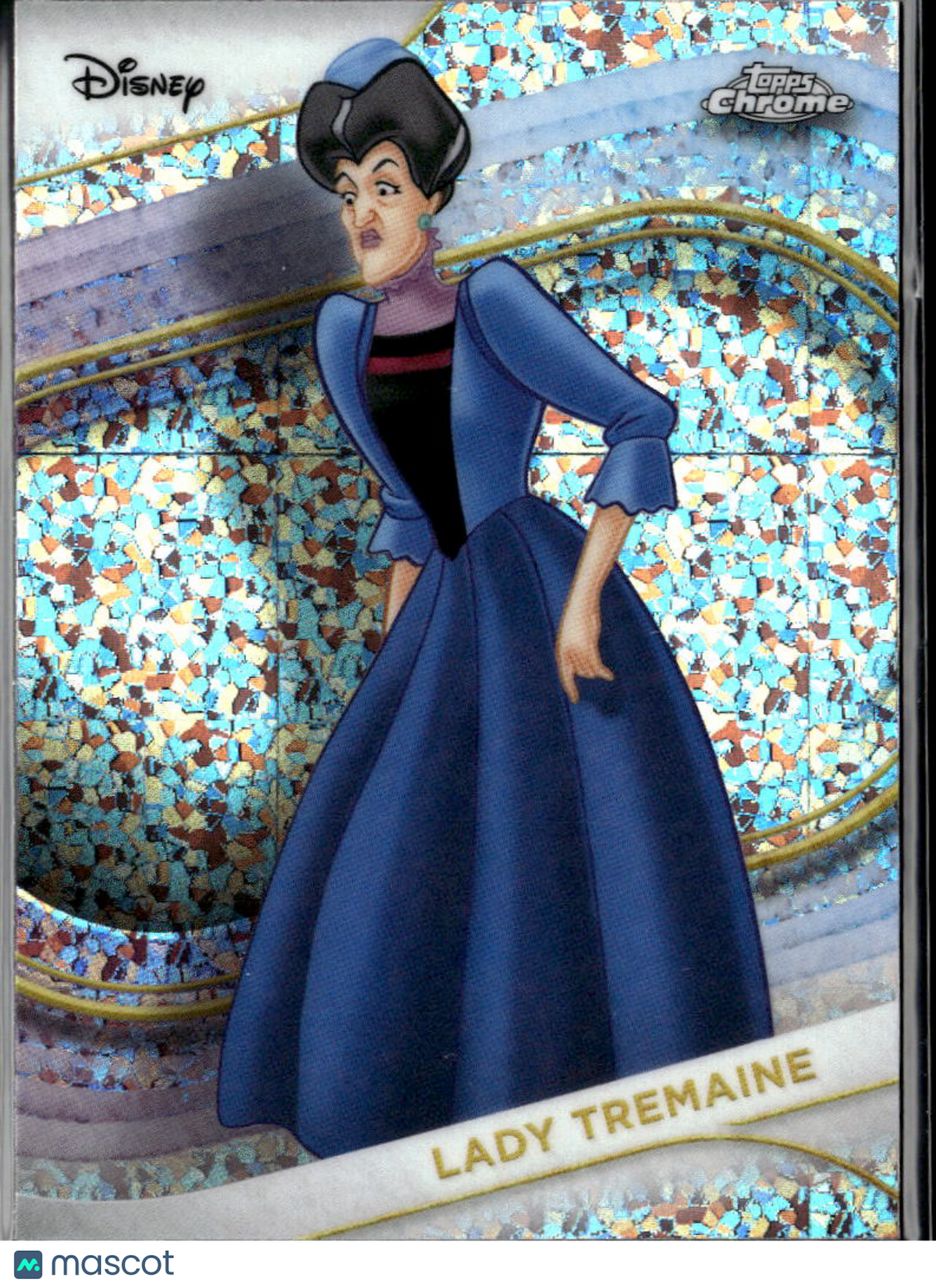 Lady Tremaine 2025 Topps Chrome Disney Mini Diamond Refractor #77