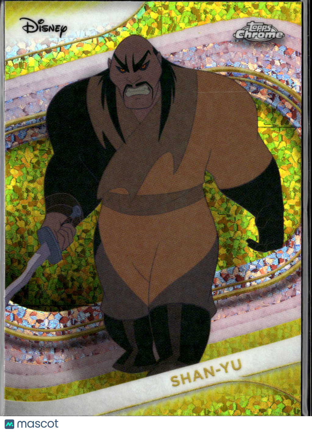 Shan-Yu 2025 Topps Chrome Disney Yellow Mini Diamond #42
