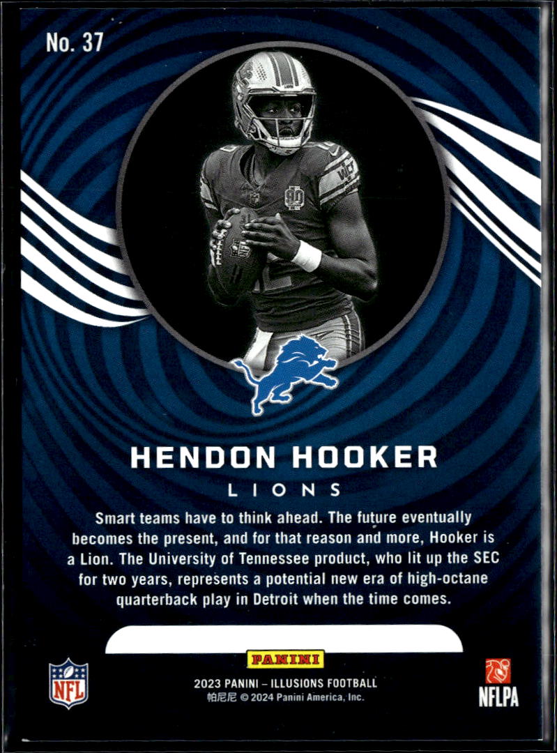 Hendon Hooker 2023 Illusions Starlight SSP Rookie RC Detroit Lions Vols