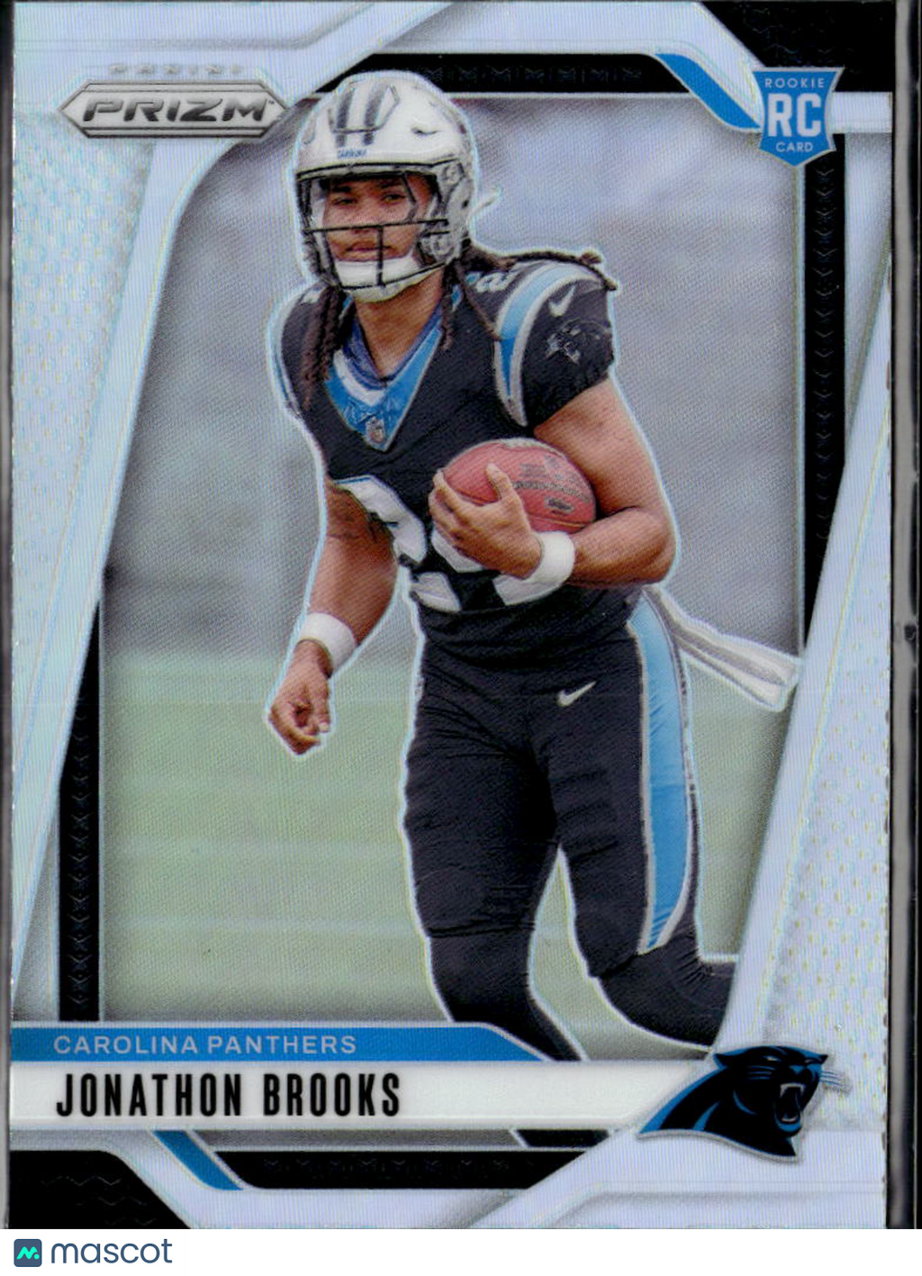 Jonathon Brooks 2024 Prizm Silver Prizm Rookie RC Carolina Panthers
