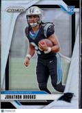 Jonathon Brooks 2024 Prizm Silver Prizm Rookie RC Carolina Panthers