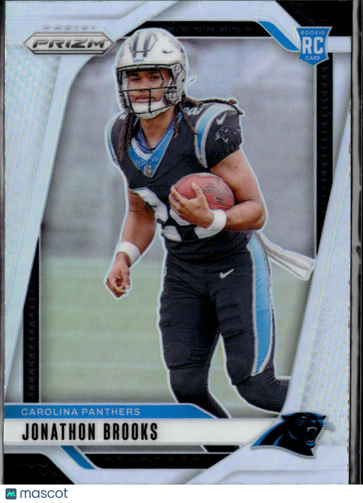 Jonathon Brooks 2024 Prizm Silver Prizm Rookie RC Carolina Panthers