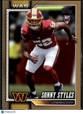 Sonny Styles 2026 Topps GOLD Rookie 909/2026 RC Washington Commanders
