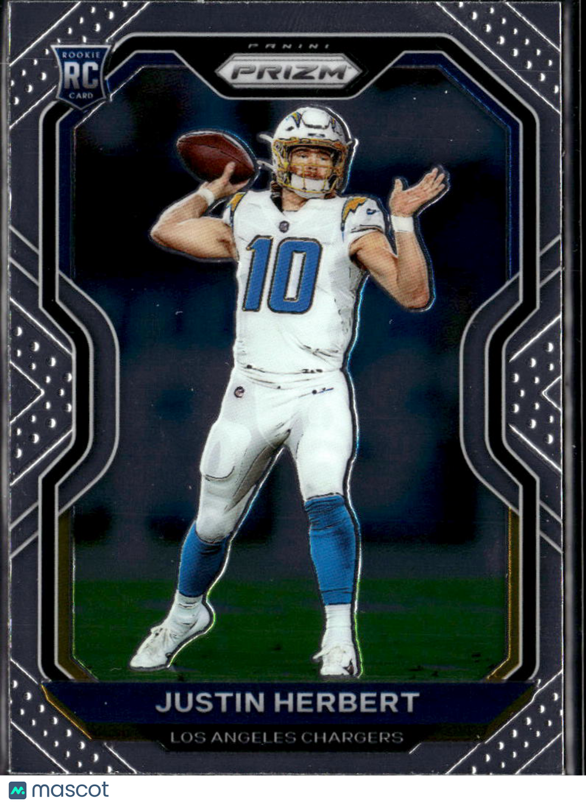 Justin Herbert 2020 Prizm RC Rookie #325 Los Angeles Chargers
