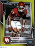 Eli Bowen 2025 Bowman Chrome Yellow Refractor /350 Oklahoma Sooners