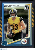 Jack Sawyer 2025 Donruss Silver Rookie RC 98/199 Ohio State Pittsburgh Steelers